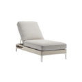 **Loungestoel met verstelbare rugleuning en minimalistisch design**